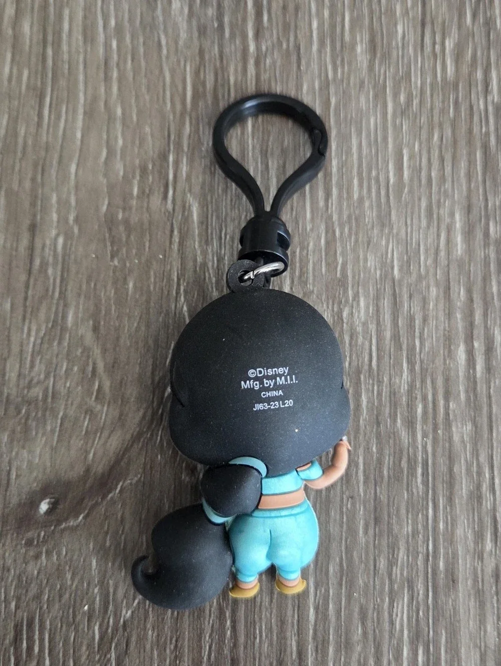 Disney Princess Jasmine 3D Figural Keychain Backpack Clip